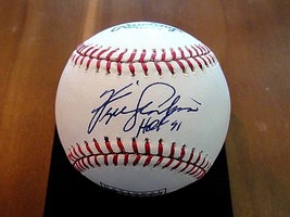 Fergie Jenkins Ferguson Hof 91 Cubs Rangers Signed Auto Hof Oml Baseball Jsa - £93.67 GBP