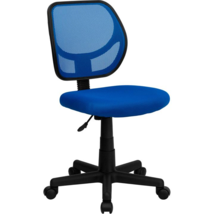 Ergonomic Blue Mesh Low Back Swivel Office Chair - Stylish Comfort for Your - $2,774.55 MXN