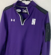 Northwestern Wildcats Under Amour 1/4 Zip Men’s Small Purple Team Issue NCAA - £31.34 GBP