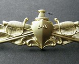 US Navy Officer Surface Warfare Full Service Breast Pin Badge 2.75 inche... - $6.94