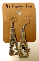New Lucky Brand Dolphin Drop Earrings Gift Vintage Women Party Holiday Jewelry - £4.26 GBP