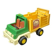 Vintage 1979 Fisher Price Husky Helper 330 Rodeo Rig Truck 10.5&quot; - £7.62 GBP