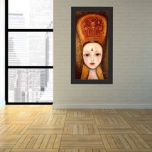 Tsarevna portrait. Young woman portrait ,Doll portrait, princess,original acryli - £223.87 GBP