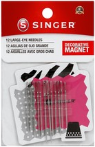 Singer Large Eye Hand Needles W/Magnet Assorted  - £10.10 GBP