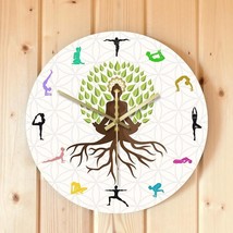 Real Yoga Clock | Wall Clock | Yoga Action Clock | Personality Wall Cloc... - $75.98