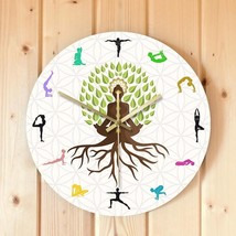 Real Yoga Clock | Wall Clock | Yoga Action Clock | Personality Wall Cloc... - £59.69 GBP