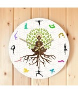 Real Yoga Clock | Wall Clock | Yoga Action Clock | Personality Wall Cloc... - $75.98