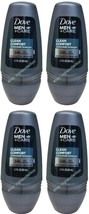 LOT 4 x Dove Men+Care Clean Comfort 24-Hr Deodorant 1.7 Oz Ea NEW - £18.76 GBP