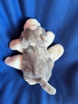 Dream Gray &amp; White Plush HUSKY Puppy Dog w Blue Eyes Hand Puppet – 3.5 i... - £8.87 GBP