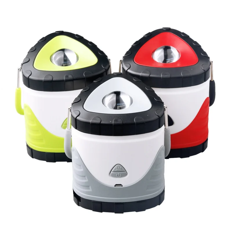 New USB Charging with Colorful Barn Lantern Outdoor Camping Light Emergency - £20.56 GBP+