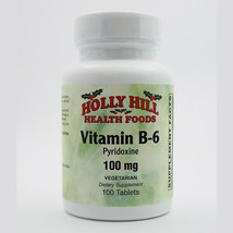 Holly Hill Health Foods, Vitamin B6, 100 Tablets - $12.55