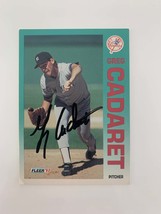 Greg Cadaret signed baseball card - $15.00
