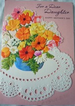 Vintage Ambassador Cards Dear Daughter Happy Mothers Day Card 1980 - £2.34 GBP