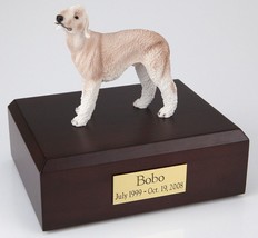 Bedlington Terrier Pet Funeral Cremation Urn Avail in 3 Diff Colors &amp; 4 ... - £133.54 GBP+