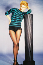 Angie Dickinson 11x17 Mini Poster Pin Up Pose Full Length Stockings Early 1960&#39;S - £10.21 GBP
