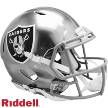 Las Vegas Raiders Helmet Riddell Authentic Full Size Speed Style FLASH Alternate - $520.11 CAD