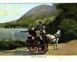 Irish Jaunty Car Postcard Lawrence Publisher Dublin Ireland  - £9.47 GBP