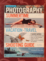 Rare Popular Photography Magazine May 1959 Vacation Shooting Guide - £12.94 GBP