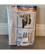 TAILI Hanging Vacuum Storage Sealer Bags Space Saver Bag for 4 Combo, Cl... - $55.18 CAD