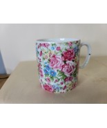 Vintage Bone China Mug Beaker Pink Roses 3 Inches - $14.85