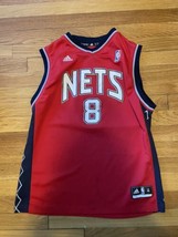 Deron Williams Brooklyn Nets Adidas Jersey YOUTH Size XL Red NBA - $24.42