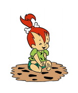 Pebbles Wilma Flintstone-Rubble Birthday Edible Image Cake Topper For Ha... - €24,19 EUR