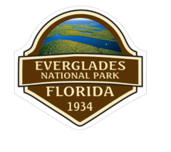 12&quot; everglades national park florida 1934 bumper sticker decal usa made - £23.76 GBP
