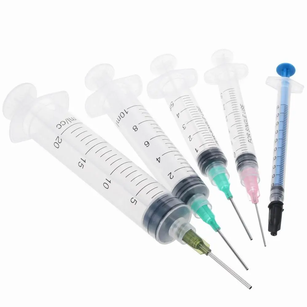 Sposable plastic veterinary syringe with needles for pet farm animal cat dog pig cattle thumb200