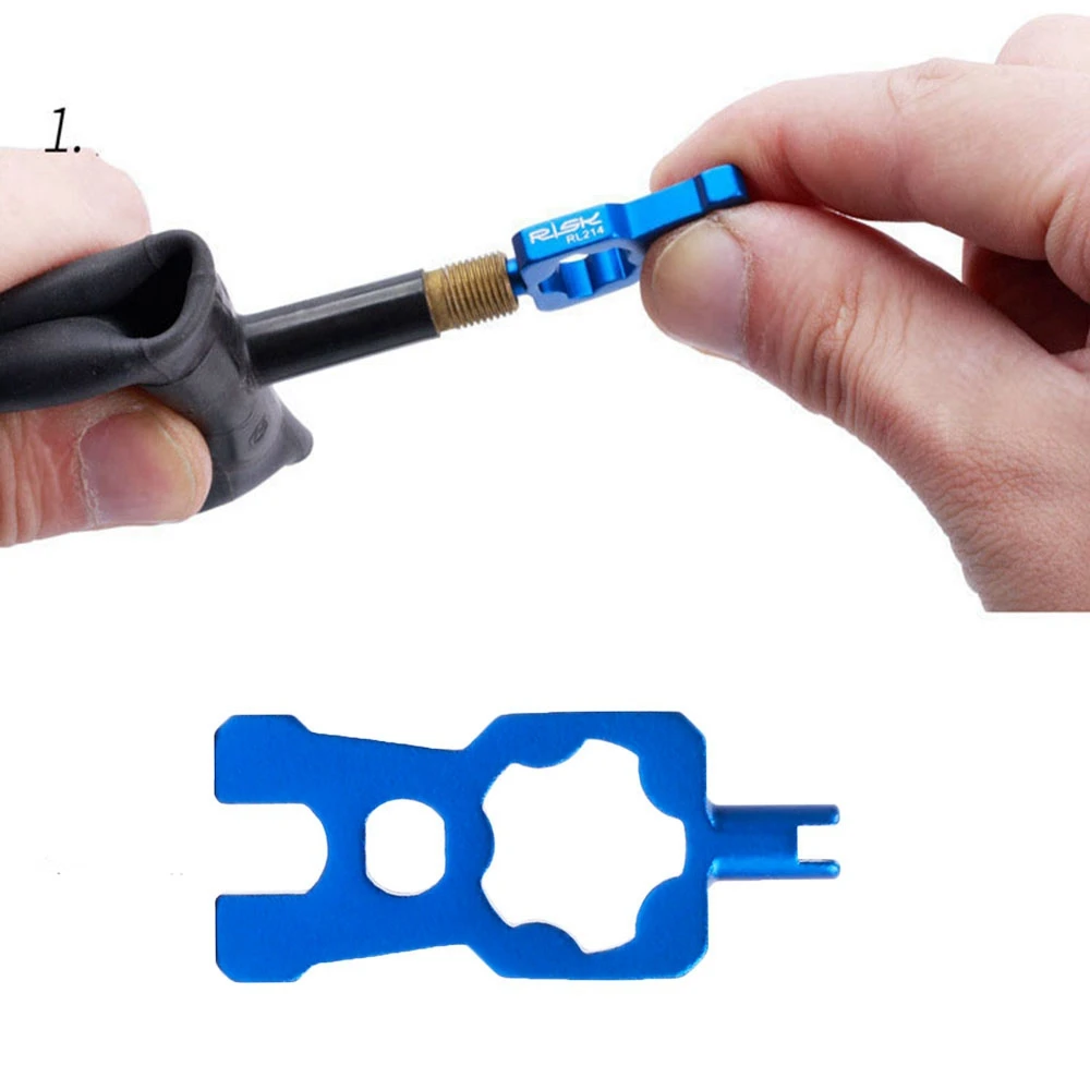 Sporting 4 IN 1 Portable Bicycle Valve Wrench Multifunction Schrader/Presta Valv - £23.84 GBP