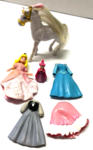 Disney Sleeping Beauty Mini 4&quot; Doll with Accessories Horse &amp; Fairy Playset - £6.33 GBP