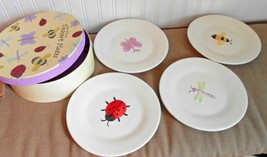 Promotional Alliance Bugs Dessert Plate Lot of  4 Lovely - £15.23 GBP