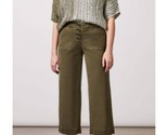 Tribal Audrey Hugging Crop Jean Olive - $56.00