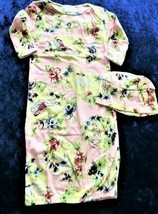 Boutique Retro Vibe Baby Infant Girl Gown Tiki Vintage Hawaiian Gown Hat... - $29.69