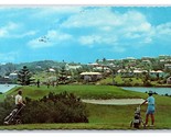 Riddel&#39;s Bay Golf Club Warwick Parish Berumuda UNP Chrome Postcard S12 - $4.90