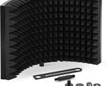 Black Tonor Microphone Isolation Shield, Studio Mic Sound Absorbing Foam - $41.96