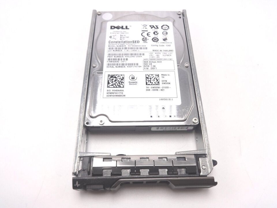 Dell W335K 500GB NL SAS 7200RPM 6GBPS 2.5&quot; Hard Drive - $19.99