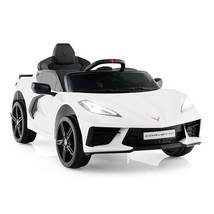 12V Electric Kids Ride On Car Licensed Chevrolet Corvette C8 with Remote... - $266.61