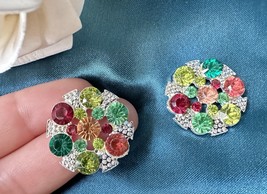 10pieces Colorful Small Decorative Rhinestone Buttons,Accessories Girl D... - $9.44 CAD