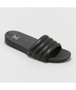 Shade &amp; Shore Women&#39;s Kendra Single Band Slide Sandal Size 11 Black New - $16.44