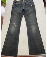 Seven for All Mankind Bootcut Jeans Womens 28 Low Rise Distressed Dirty ... - €17,05 EUR
