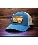 Colorado State Flag Wood Leather patch Trucker Hat Patriotic Headwear - $48.19 CAD