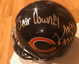 LEONARD FLOYD Signed Auto Riddell Chicago Bears Mini Helmet PROOF BEAR DOWN - $74.24
