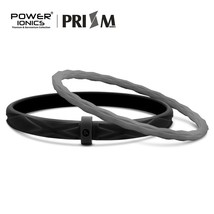 Power Ionics Prism Double Row Unisex Waterproof Ions Sports Fashion Bracelet - £29.28 GBP