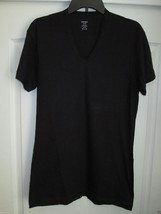 2 (X)ist 2-Pack V-Neck Short Sleeve Solid Cotton Men’s T-Shirt Black M MSRP $32  - £11.48 GBP