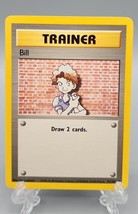 Pokémon TCG Bill Base Set 91/102 Regular Shadowless Common Wizards of th... - $1.57
