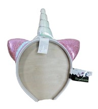 Unicorn Ears And Horn Headband Iridescent 1 Count For Holding Hair Back - $9.59
