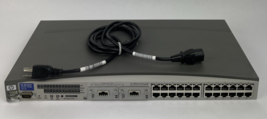HP ProCurve 2524 24 Port 10/100 Switch 2 x Gigabit Stacking Transceivers... - $39.59