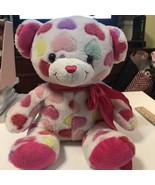 Dan Dee 18” Pastel Rainbow Love Heart White Bear Soft Plush Toy - $11.39