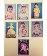 TDCC The Doll Card Collection Trading Cards (7) B1 thru B7 - £19.98 GBP