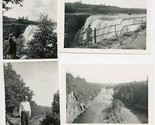 4 Kakabeka Falls Ontario Black and White Photos 1955 - £13.92 GBP